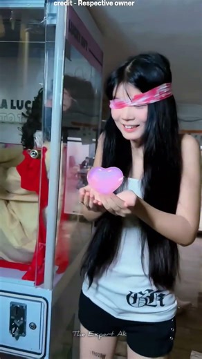 The girl gave three hearts to Jesus. Wood working with art handcraft idea/home material telent/skill