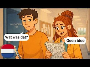 Learn Dutch A1-A2 for Beginners (With Subtitles) | University Life Dialogues