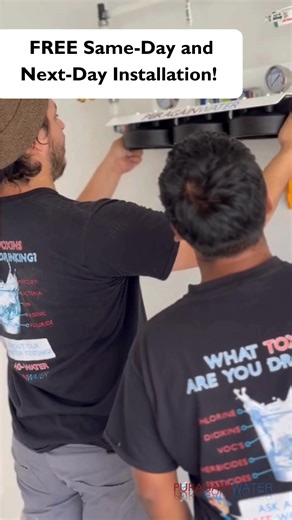 Your family deserves the best, and that starts with clean, contaminant-free water!💧 Our expert installation ensures that every tap in your home delivers fresh, filtered water you can trust. No more worrying about chlorine, hard water buildup, or unknown contaminants—just pure water for drinking, cooking, and bathing. With free installation, lifetime servicing, and advanced filtration technology, we take care of everything so you can focus on what matters most—your family’s health. Upgrade your