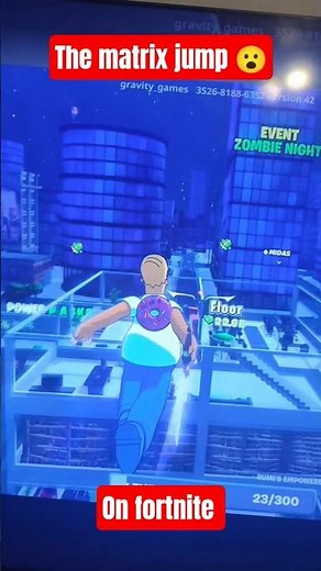 The Matrix Jump on Fortnite 😳 #fortnite #shorts
