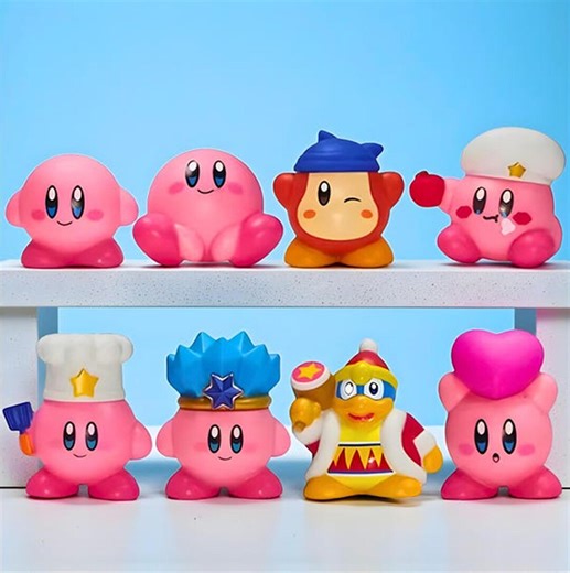 Kirby Figure, 8pcs Personalized Anime Action Figures, Kirby Collectibles - Etsy
