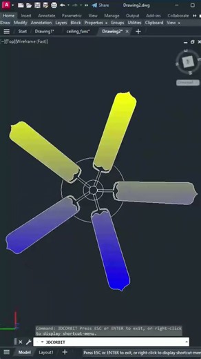 ✅ 3DORBIT in AutoCAD | Rotate & View Your 3D Model from Any Angle | AutoCAD Tips