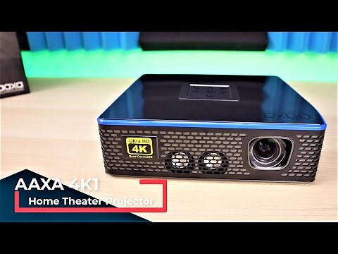BEST BUDGET 4K PROJECTOR 2021? AAXA 4K1 LED Home Theater Projector - 30k Hour LED, 4K UHD Resolution