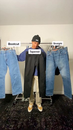 Winter Outfit Inspiration: Stylish Men's Wide Leg Jeans and Corduroy Pants