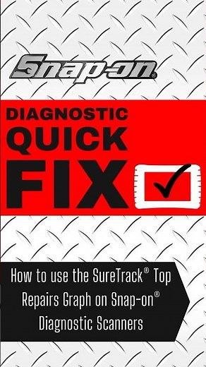 How to use the SureTrack® Top Repairs Graph on Snap-on® Diagnostic Scanners
