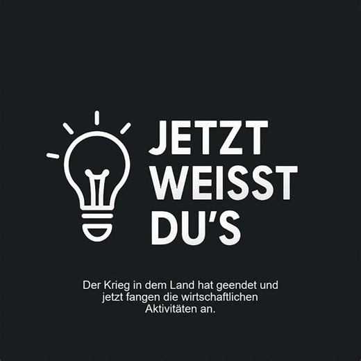 Neues Wirtschaftswunder nach Kriegsende