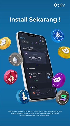 Capai harapanmu bersama dengan Triv. Mulai Investasi & Staking Crypto untuk masa depanmu sekarang !