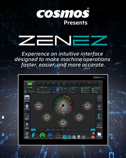 Cosmos Group on Instagram: "Upgrade your machining experience with ZENEZ by Cosmos, built for seamless control and efficient performance. Featuring an intuitive touchscreen interface and powered by Windows 10 Embedded OS, ZENEZ makes daily operations smooth and hassle-free. With smart customization, real-time insights, and integrated support tools, it helps your team stay connected, informed, and productive. ZENEZ — where modern control meets reliable machining. #smartmachining #cncinnovation #p
