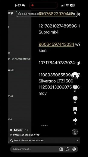 ￼Here’s some codes for Lancaster Myrtle beach