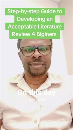 Effective Steps for Your Literature Review