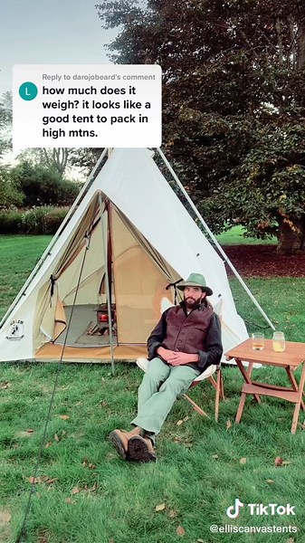 Lightweight Canvas Tents for Cowboy Camping | Ellis Canvas Tents