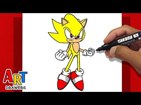How To Draw SUPER SONIC🔥SONIC 3 - The Hedgehog | THE MOVIE