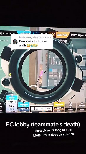 Replying to @no_swingn You see the controller inputs so I don't blame you for not knowing. There were no other console players in this lobby.