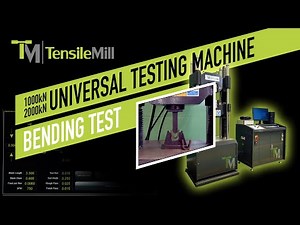 Universal Testing Machine - Bending Test | 1000kN & 2000kN | TensileMIll CNC