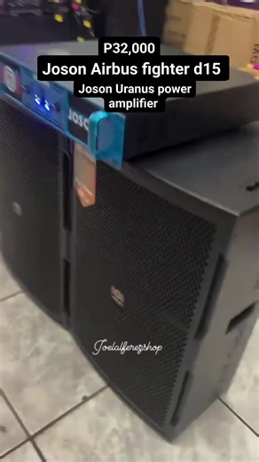 1.4K reactions · 45 shares | Joson Airbus fighter d15 1500watts and joson uranus power amplifier pure copper connector  #joelaferezshop #josonphilipines #JOSON #speaker #amplifier | Joel Alferez | Facebook