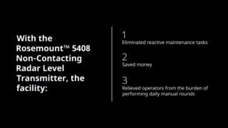 Unlock the potential of Non-Contacting Radar Level Technology to optimize inventory management and ensure a seamless production process in solids applications like cement silos. Learn more about the application needs, our product solutions and our latest proven results. Discover all the details here: http://emr.as/wO8b50VXOzX #LevelMeasurement #RadarLevelMeasurement #SolidsMeasurement | Emerson's Automation Technologies & Solutions