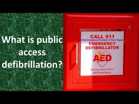 What is public access defibrillation?