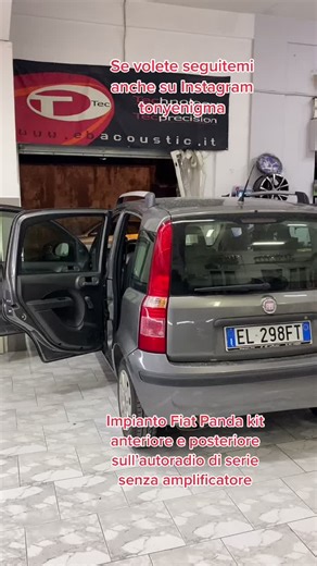 Impianto Stereo Fiat Panda - Upgrade Audio Completo