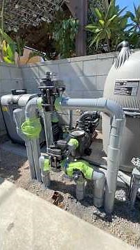 Complete, pool equipment rebuild! #swimmingpool #plumbing #dropinajandy