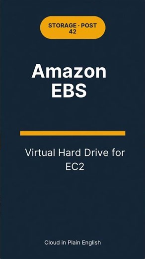 What is Amazon EBS? EC2 Storage Explained