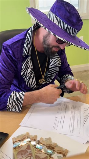 Big news calls for a little fun 👀🌲💥 We just added a serious new powerhouse to the Tree Tech fleet… and now we want to see if you can guess which day we signed the deal 🤪 It wasn’t on our agenda to sign such important paperwork in costume… but purple ink still makes a great signature 🟪 | Tree Tech, Tree and Property Maintenance Specialists Inc.