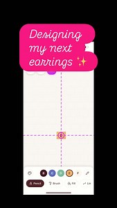 Designing my next earrings, bead by bead ✨ I use my app to test shapes, tweak colors, and track every row before I even thread a needle. Continually improving it and your feedback shapes what comes next 💬 Follow along & tell me which features you’d love to see 💛 #beadingprocess #beadworkdesign #brickpattern #miyukibeads #beadingapp | Threadologie by Lu