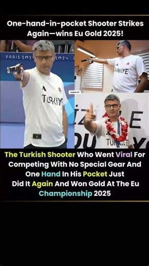 Yusuf Dikeç, the Turkish shooter who went viral at the Paris 2024 Olympics for his laid-back style,