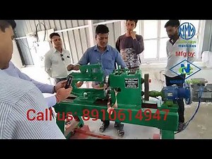 Circle cutting machine with gearmotor. By Naskar & company. Trial Run at customer's place.8910614947