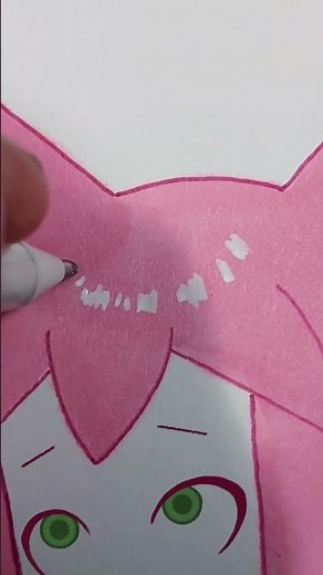 How I Draw Anime Hair Highlights