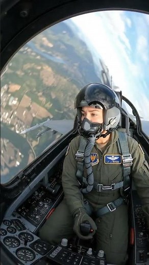 Female Fighter Pilot POV: Flying Formation Over Mountains ✈️