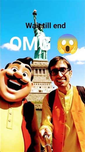😱 OMG 🔥MOTU PATLU VLOG AMARICA MA BHI 😱#viral #shortvideo