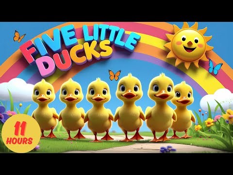Five Littel Ducks | Five Little Monkeys + More Nursery Rhymes & Kids Songs | Aeero Kids