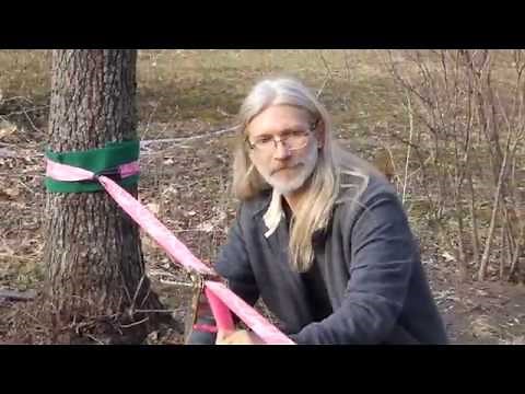 How to Setup and Loosen a Slackline Kit with Ratchet