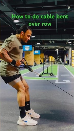 How to do cable bent over row #music #motivation #workoutmusictv #bandworkout #recordingvocals