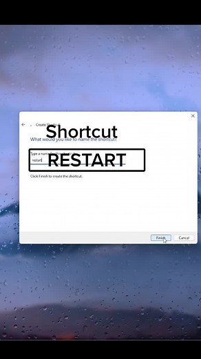 Cara Membuat Shortcut Restart di Desktop Windows