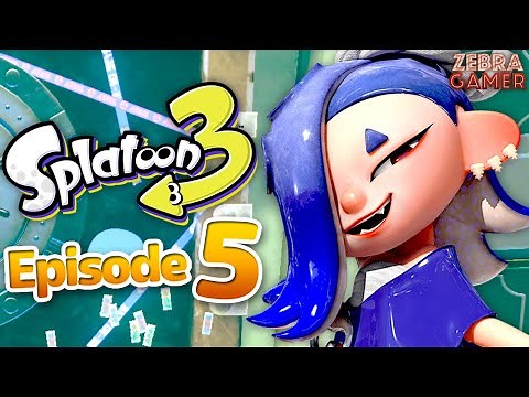 Splatoon 3 Gameplay Walkthrough Part 5 - Story Mode! Landfill Dreamland 100%! Shiver Boss Fight!