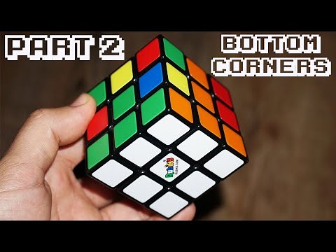 How to Solve a Rubik's Cube - Part 2 - Bottom White Corners