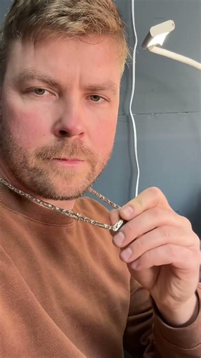 2+1 Chain necklace with box lock #handmadejewelry #silverjewllery #gold