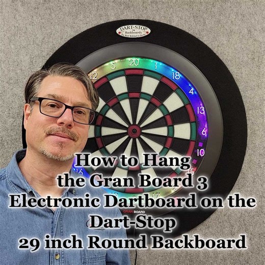 Watch How to Hang the Gran Board 3 on the Dart-Stop 29" Backboard on Amazon Live