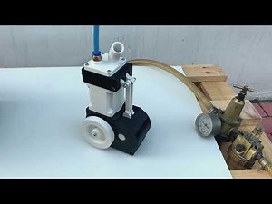 3D Printed Compressed Air Engine - 1 Cylinder - 2 Valves - 58 ccm [10]