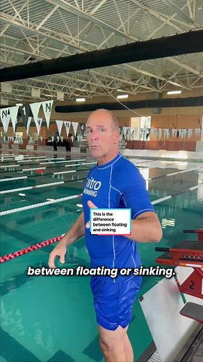 This is the difference between floating or sinking