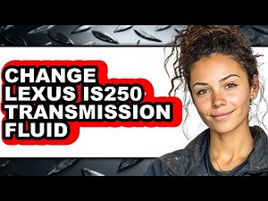 How To Change Lexus IS250 Transmission Fluid (Only Way)