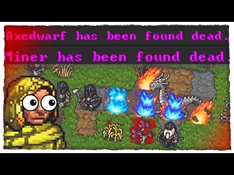 I Fought a Dragon to Protect my Volcano Fort in Dwarf Fortress