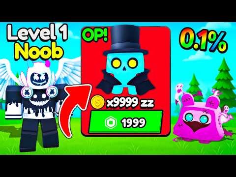 Starting over as NOOB with NEW OP PET In Climb and Jump Tower UPDATE!