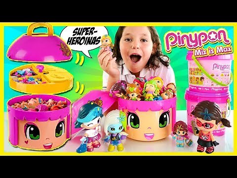 ¡¡Nueva PINYPON gigante!! 😄 SUPER HEROINAS Pinypon Edición Limitada de NAVIDAD * CABEZÓN Sorpresa