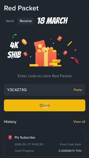 18 March binance red packet codes | Today's binance red packet codes | online free earn crypto coins