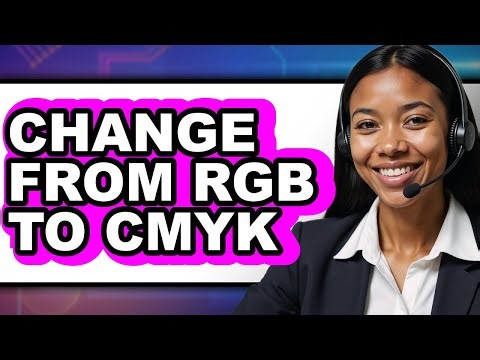 How to Change from Rgb to Cmyk (only Way)