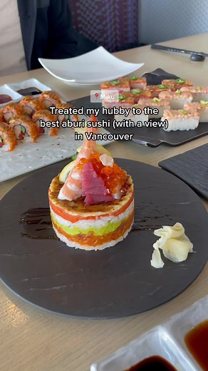 Best Aburi Sushi in Vancouver with Stunning View at Miku