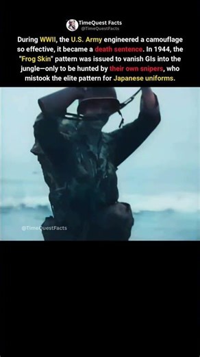 The Deadly Mistake of WWII "Frog Skin #shorts