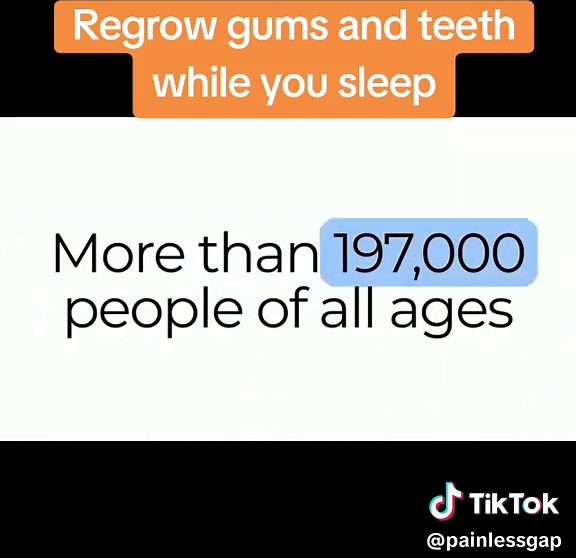 Regrow Gums and Teeth Naturally Overnight